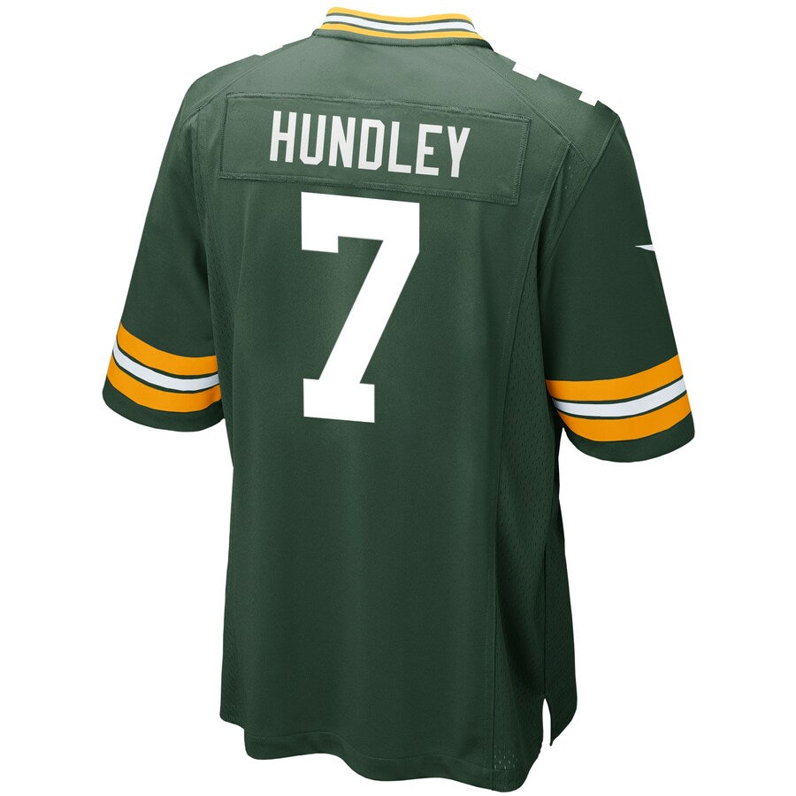 Green Bay Packers Brett Hundley Game Green Football Jersey product image