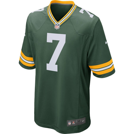 Green Bay Packers Brett Hundley Game Green Football Jersey product image