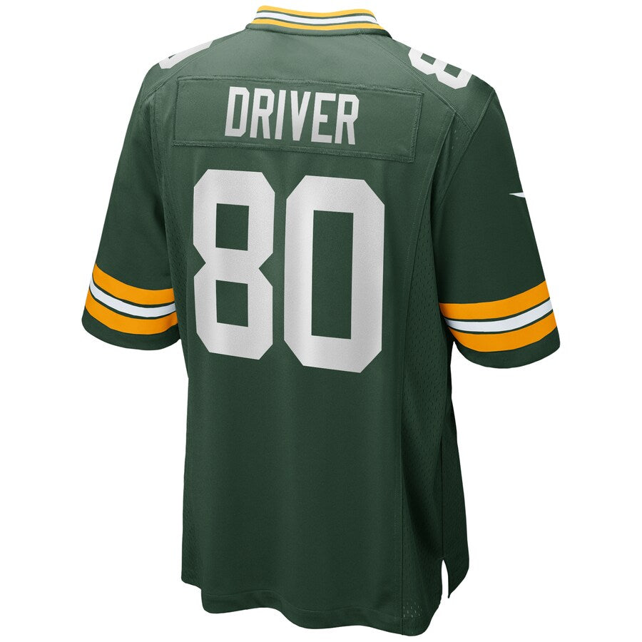 Green Bay Packers Donald Driver Game Green Football Jersey product image