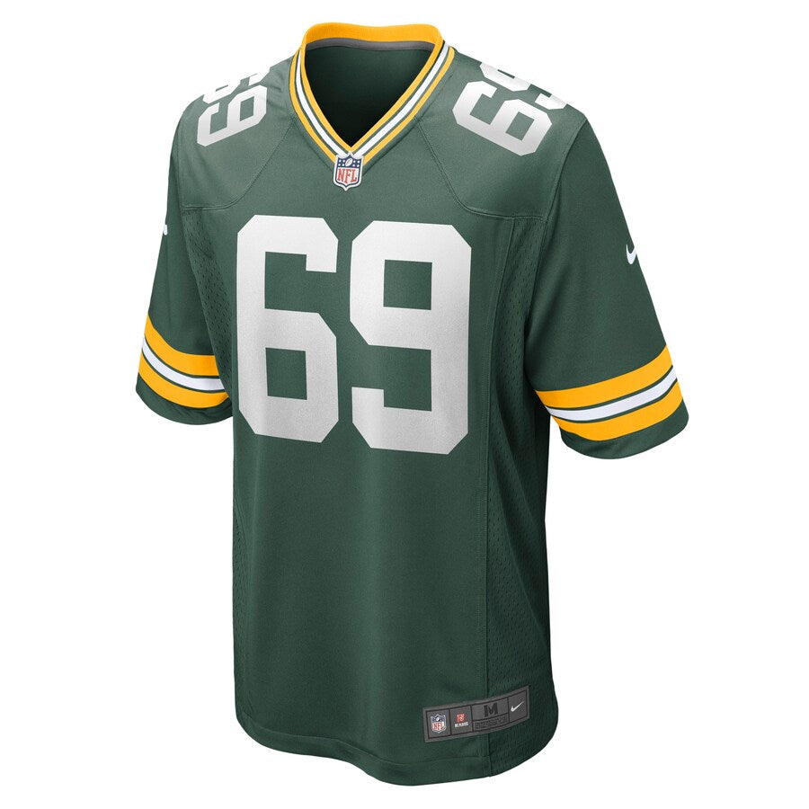 Green Bay Packers David Bakhtiari Game Green Football Jersey product image