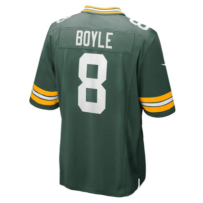 Green Bay Packers Tim Boyle Game Green Football Jersey product image