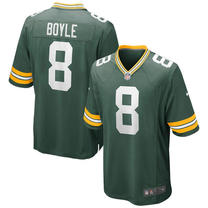 Green Bay Packers Tim Boyle Game Green Football Jersey product image