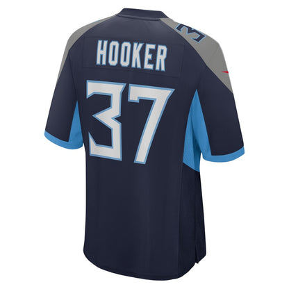Tennessee Titans Amani Hooker Game Navy Football Jersey product image