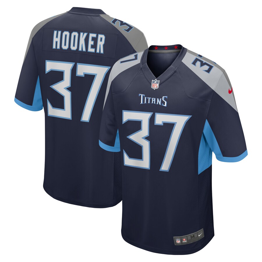 Tennessee Titans Amani Hooker Game Navy Football Jersey product image