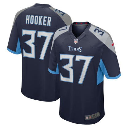 Tennessee Titans Amani Hooker Game Navy Football Jersey product image