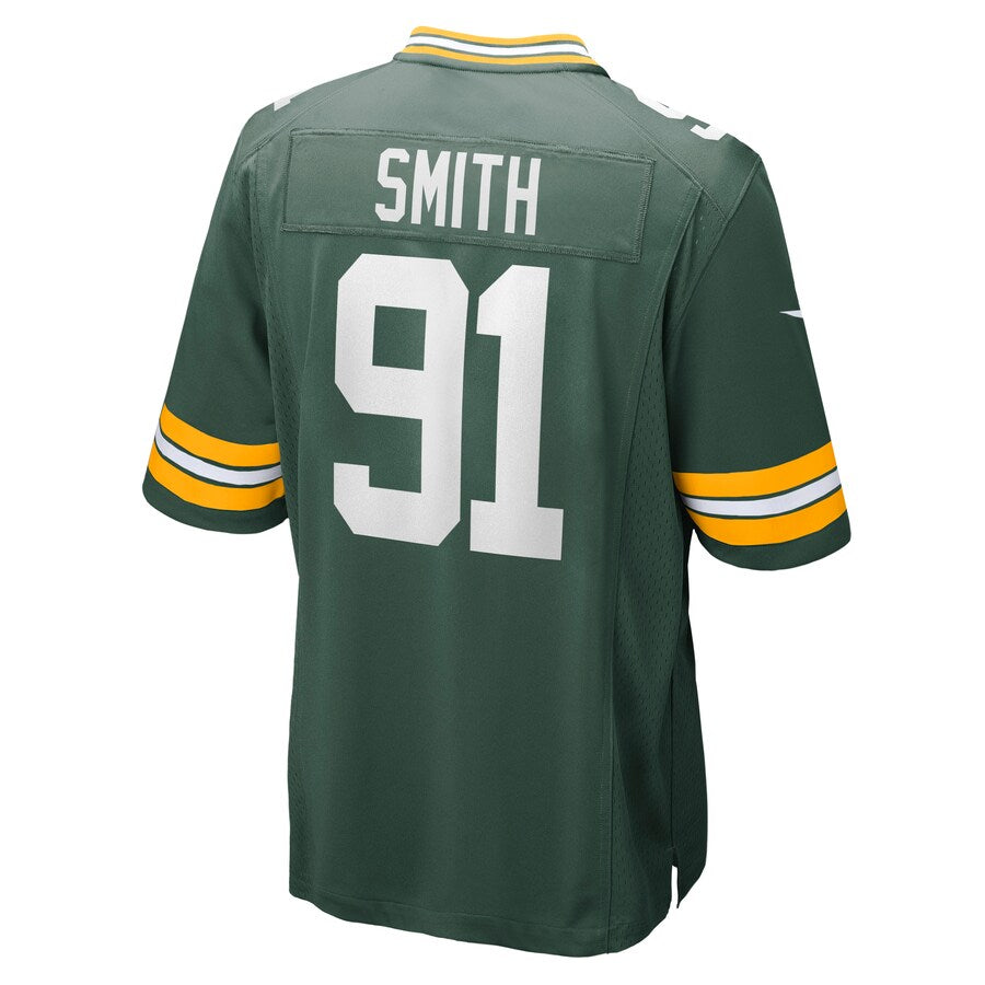 Green Bay Packers Preston Smith Game Green Football Jersey product image