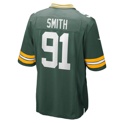 Green Bay Packers Preston Smith Game Green Football Jersey product image