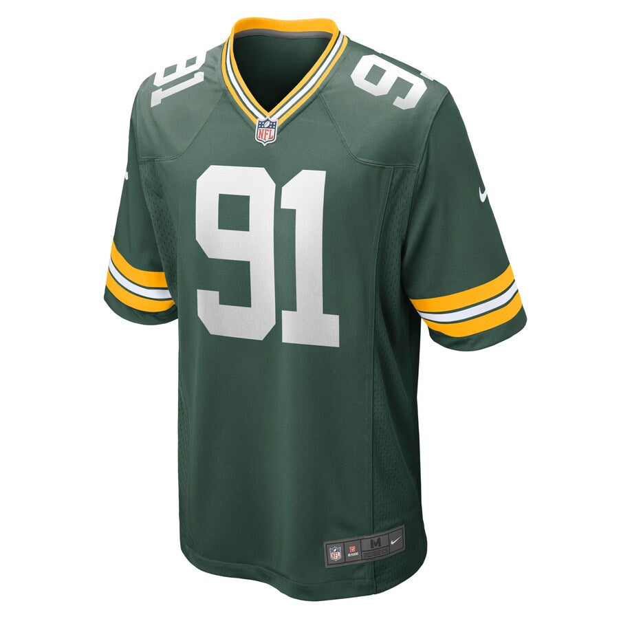 Green Bay Packers Preston Smith Game Green Football Jersey product image