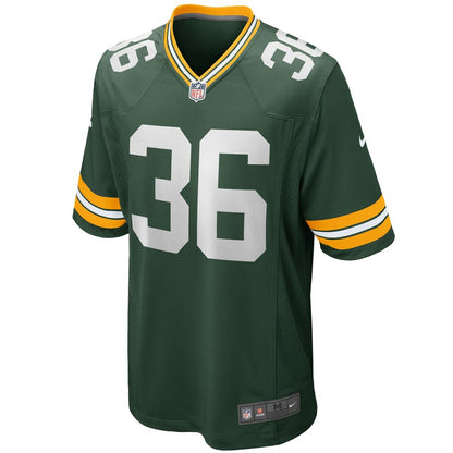 Green Bay Packers Vernon Scott Game Green Football Jersey product image