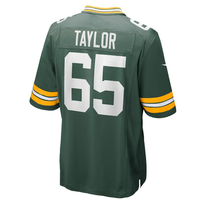 Green Bay Packers Lane Taylor Game Green Football Jersey product image