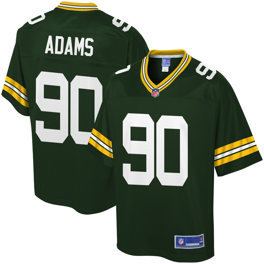 Green Bay Packers Montravius Adams Pro Line Green Football Jersey product image