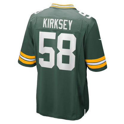 Green Bay Packers Christian Kirksey Game Green Football Jersey product image