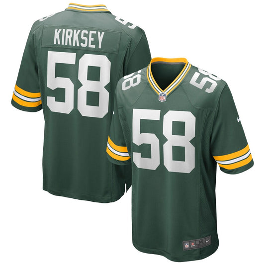 Green Bay Packers Christian Kirksey Game Green Football Jersey product image