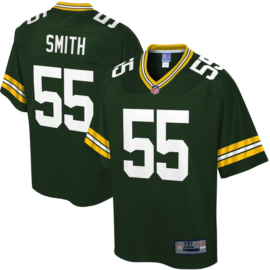 Green Bay Packers Za'darius Smith Pro Line Big & Tall Green Football Jersey product image