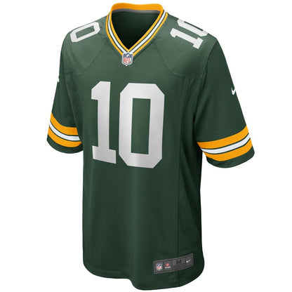 Green Bay Packers Jordan Love Game Green Football Jersey product image