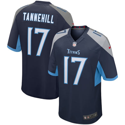 Tennessee Titans Ryan Tannehill Game Navy Football Jersey product image