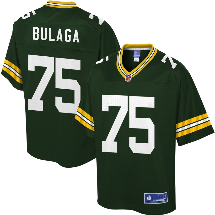 Green Bay Packers Bryan Bulaga Pro Line Team Color Green Football Jersey product image
