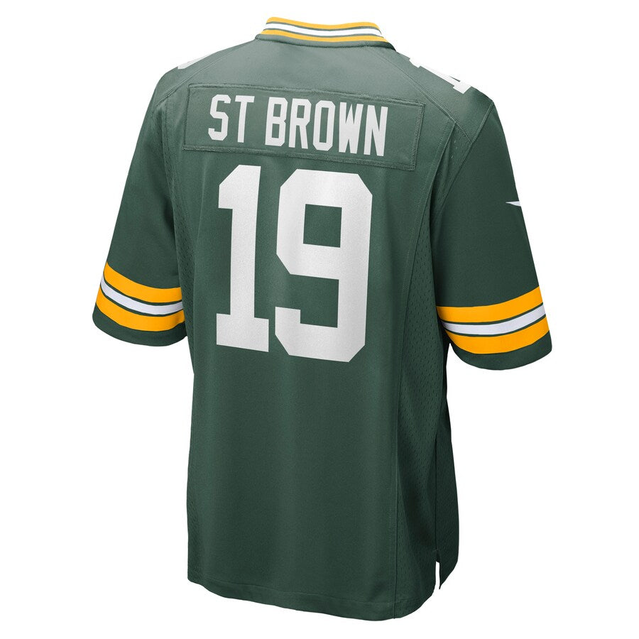 Green Bay Packers Equanimeous St. Brown Game Green Football Jersey product image
