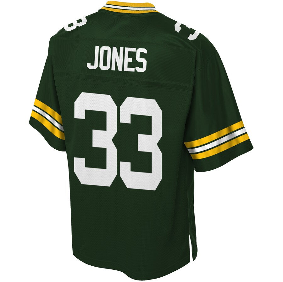 Green Bay Packers Aaron Jones Pro Line Green Football Jersey product image