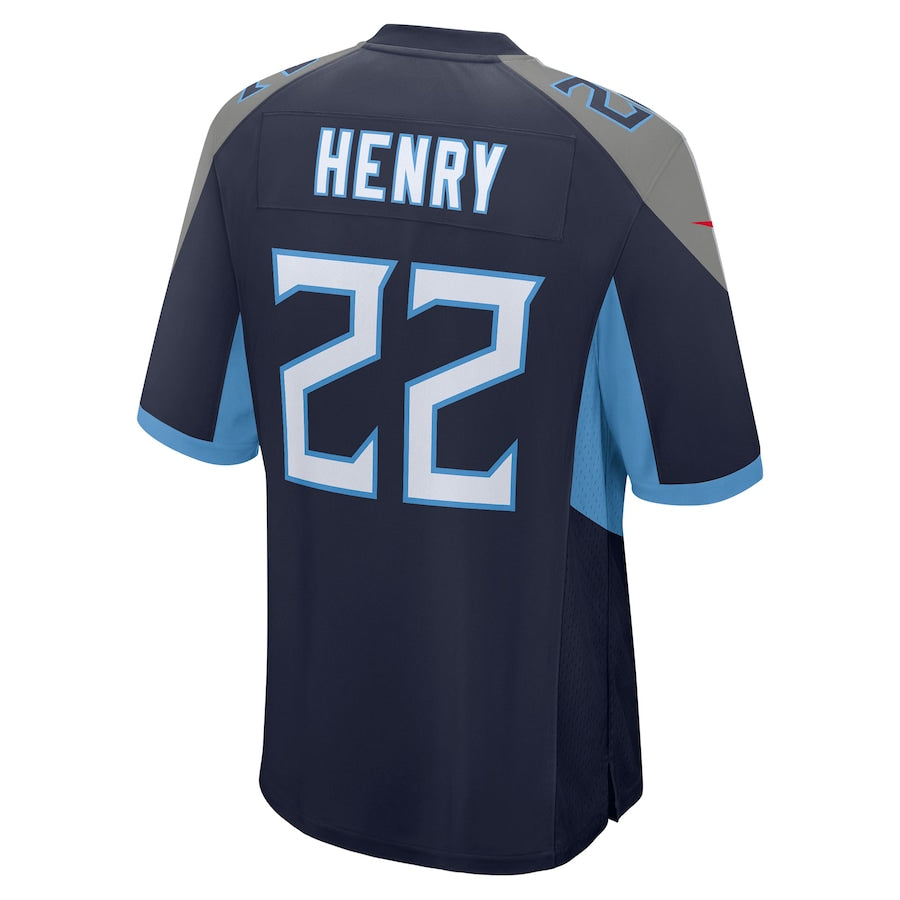 Tennessee Titans Derrick Henry Game Navy Football Jersey product image
