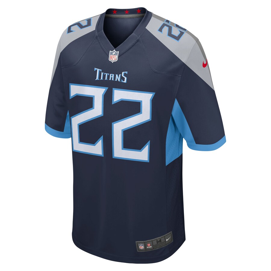 Tennessee Titans Derrick Henry Game Navy Football Jersey product image
