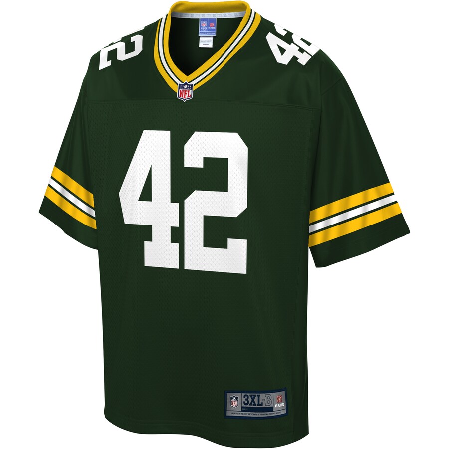 Green Bay Packers Oren Burks Pro Line Big & Tall Green Football Jersey product image