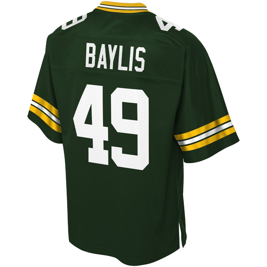 Green Bay Packers Evan Baylis Pro Line Big & Tall Green Football Jersey product image