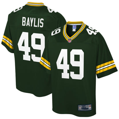 Green Bay Packers Evan Baylis Pro Line Big & Tall Green Football Jersey product image