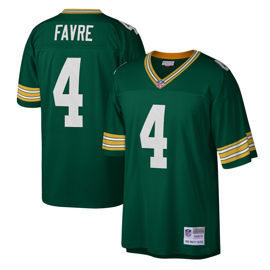 Green Bay Packers Brett Favre Legacy Green Football Jersey product image