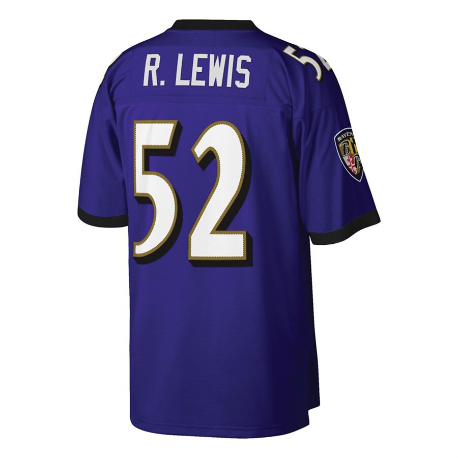 Baltimore Ravens Ray Lewis 2000 Big & Tall Purple Football Jersey product image