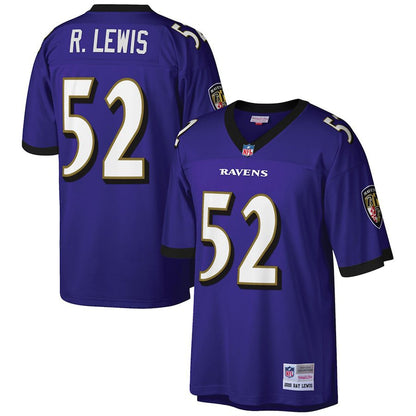 Baltimore Ravens Ray Lewis 2000 Big & Tall Purple Football Jersey product image