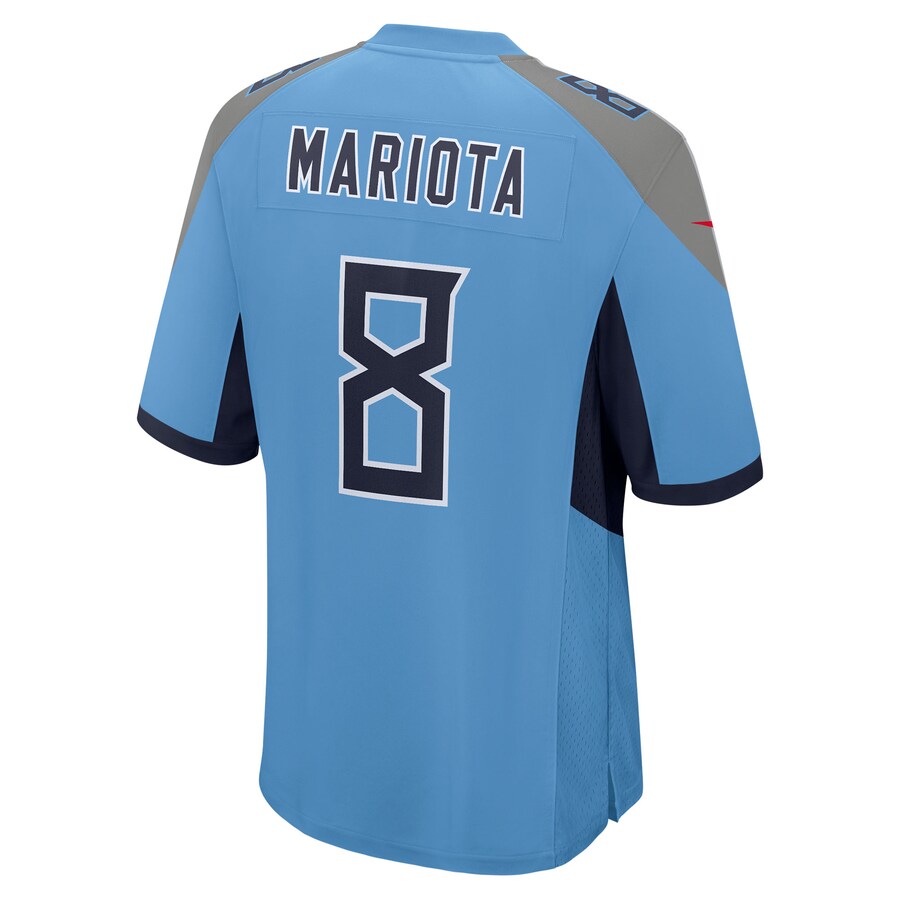 Tennessee Titans Marcus Mariota Game Blue Football Jersey product image