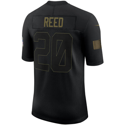Baltimore Ravens Ed Reed Limited Salute To Service Black Football Jersey product image