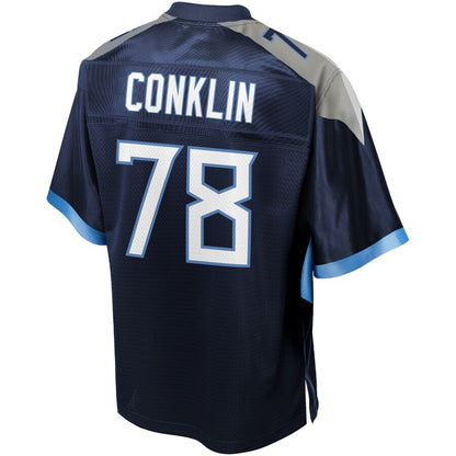 Tennessee Titans Jack Conklin Pro Line Big & Tall Team Color Navy Football Jersey product image