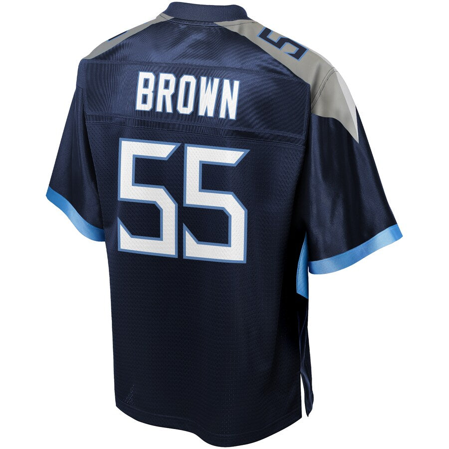 Tennessee Titans Jayon Brown Pro Line Big & Tall Team Color Brown Football Jersey product image