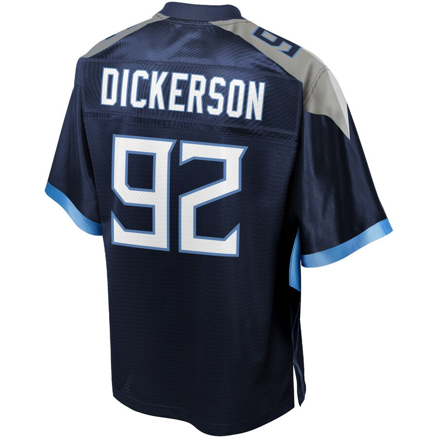 Tennessee Titans Matt Dickerson Pro Line Big & Tall Team Color Navy Football Jersey product image