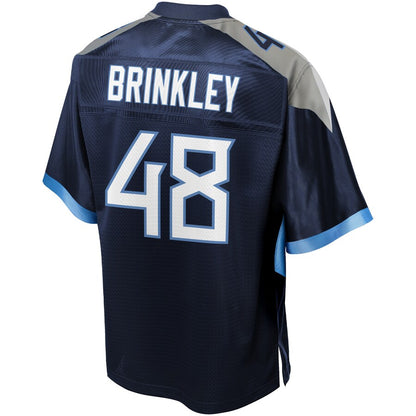 Tennessee Titans Beau Brinkley Pro Line Big & Tall Team Color Navy Football Jersey product image