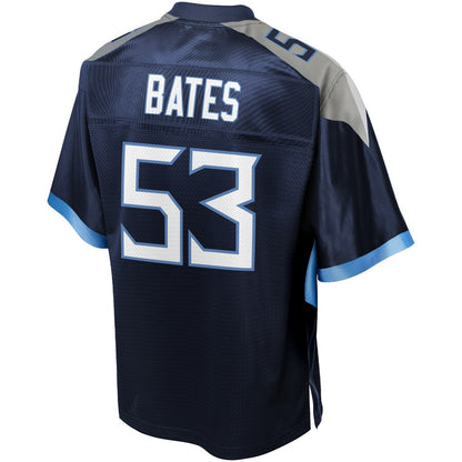 Tennessee Titans Daren Bates Pro Line Big & Tall Team Color Navy Football Jersey product image