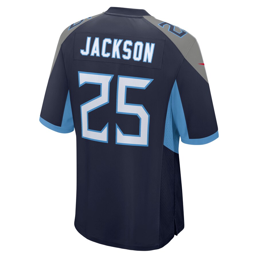 Tennessee Titans Adoree' Jackson Game Navy Football Jersey product image