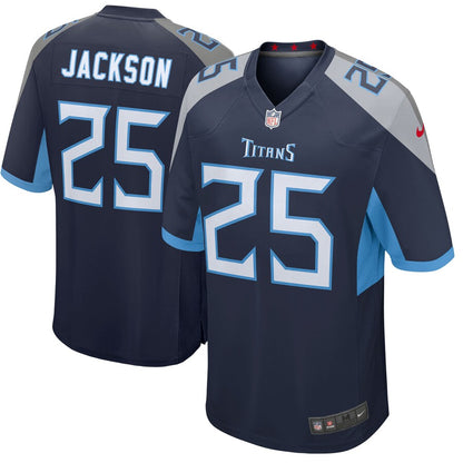 Tennessee Titans Adoree' Jackson Game Navy Football Jersey product image