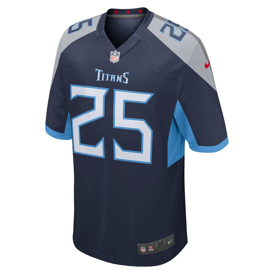 Tennessee Titans Adoree' Jackson Game Navy Football Jersey product image