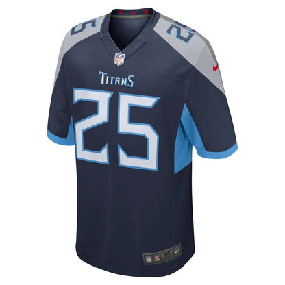 Tennessee Titans Adoree' Jackson Game Navy Football Jersey product image