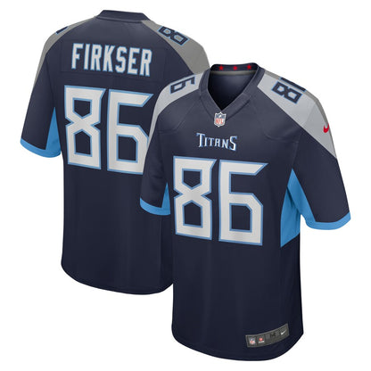 Tennessee Titans Anthony Firkser Game Navy Football Jersey product image