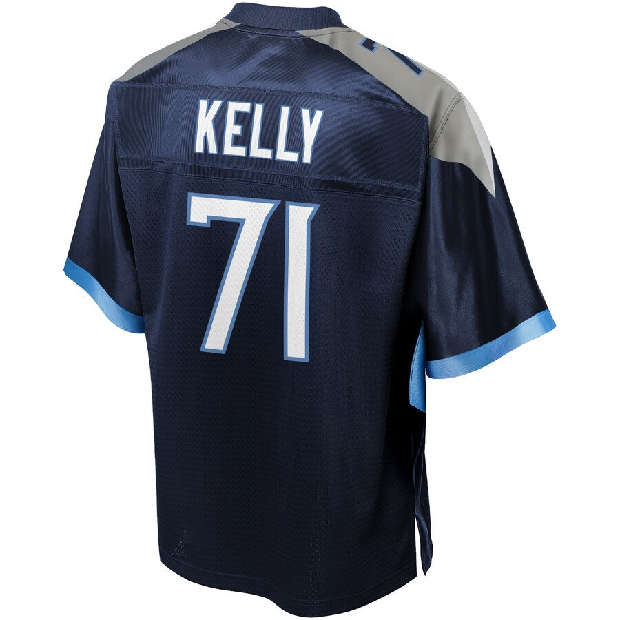 Tennessee Titans Dennis Pro Line Big & Tall Team Color Navy Football Jersey product image