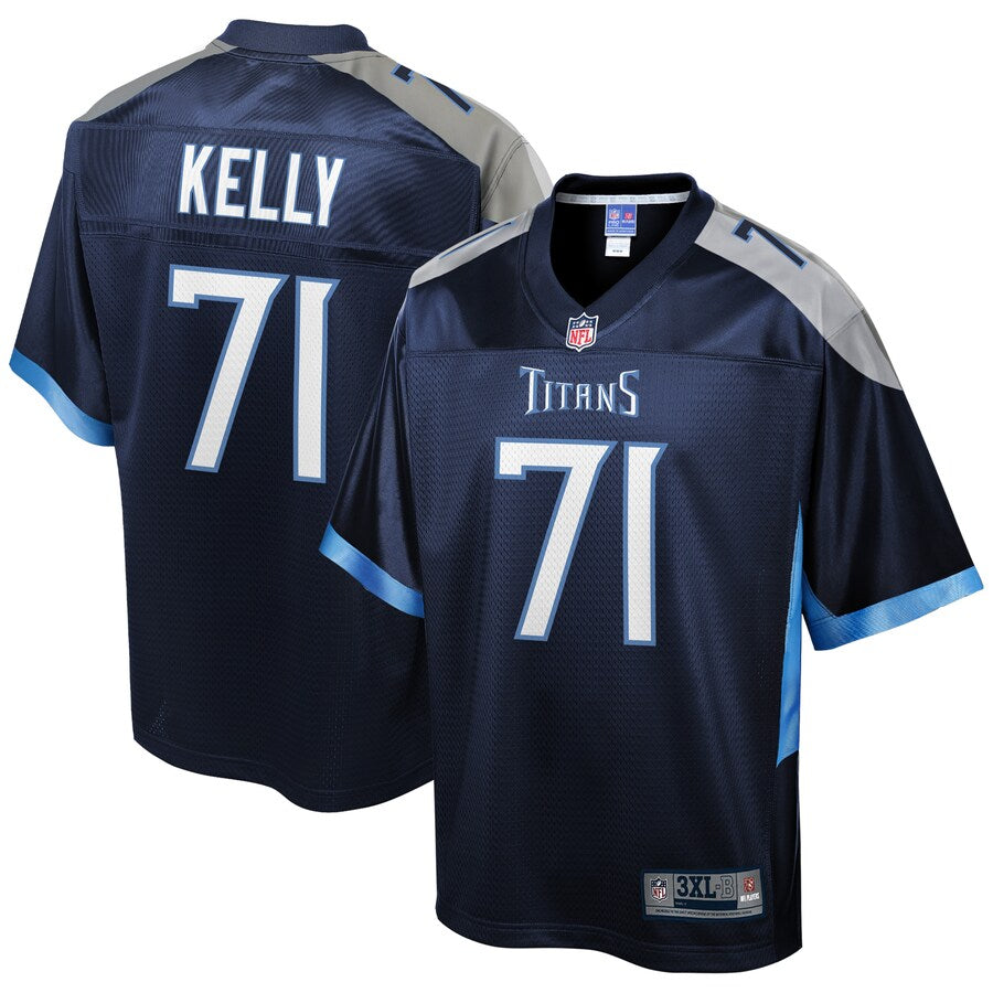Tennessee Titans Dennis Pro Line Big & Tall Team Color Navy Football Jersey product image