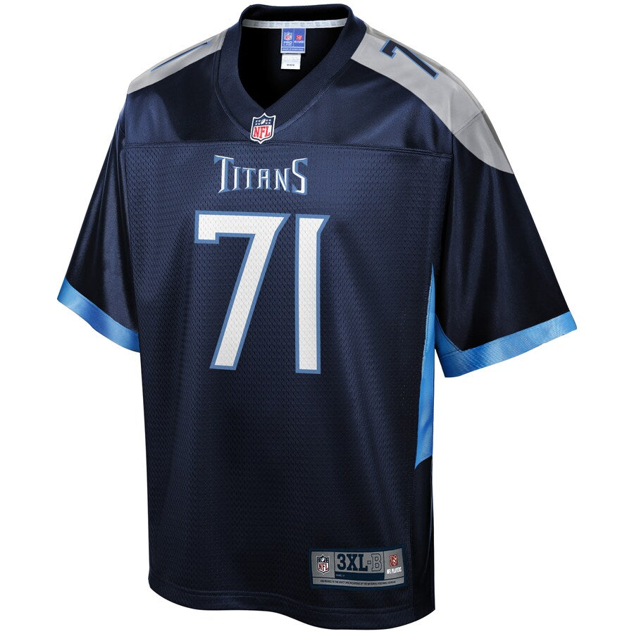 Tennessee Titans Dennis Pro Line Big & Tall Team Color Navy Football Jersey product image
