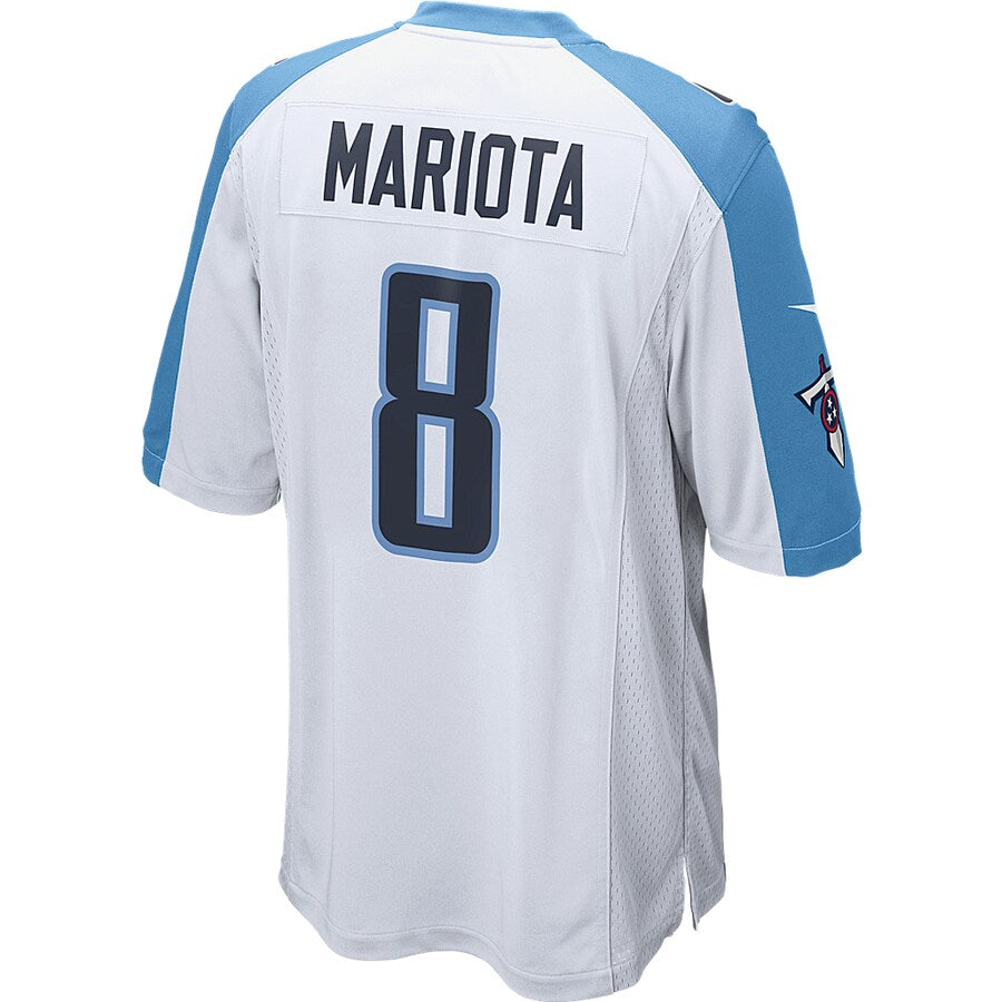 Tennessee Titans Marcus Mariota Game White Football Jersey product image
