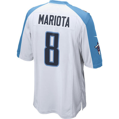Tennessee Titans Marcus Mariota Game White Football Jersey product image