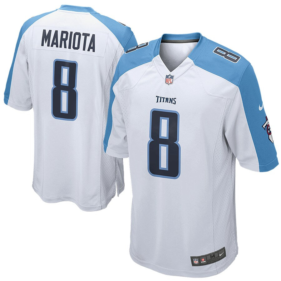 Tennessee Titans Marcus Mariota Game White Football Jersey product image