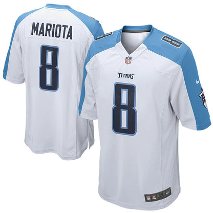 Tennessee Titans Marcus Mariota Game White Football Jersey product image
